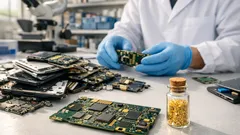 Oro nei vecchi telefoni: come l’urban mining trasforma i RAEE in risorsa