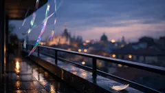 Nastro olografico anti piccioni sul balcone: come funziona e dove metterlo